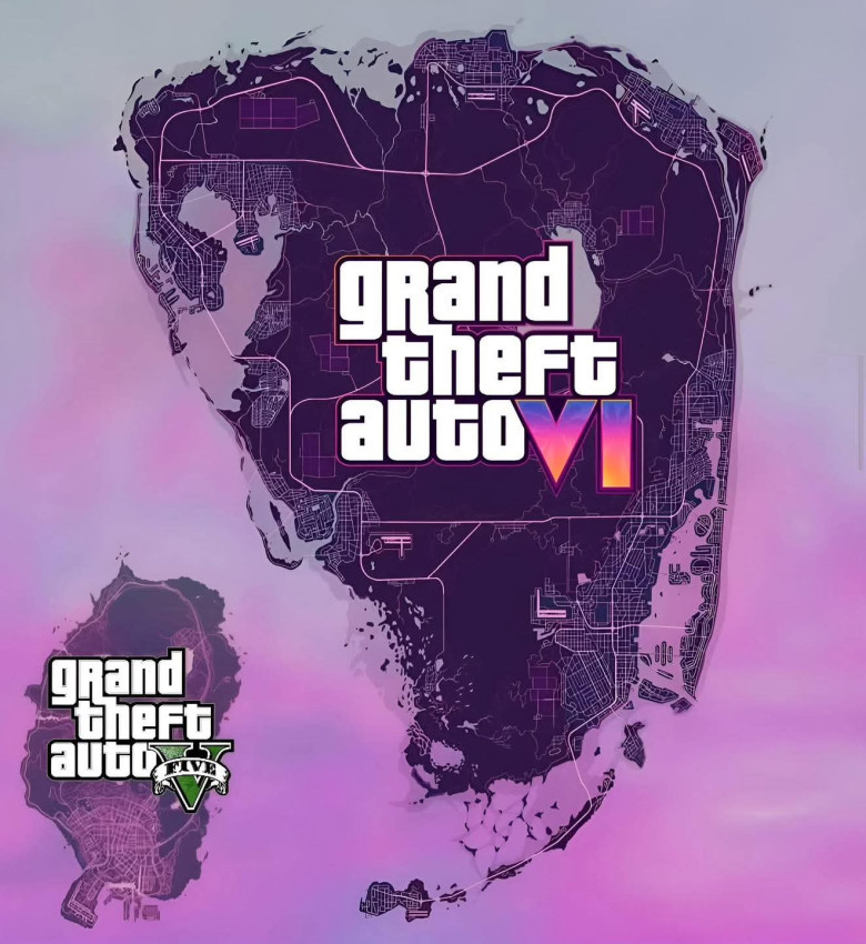 GTA 5 vs. GTA 6 Mapa