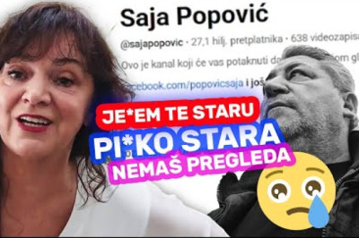 😢 Smajl Kovačević vrijeđa GOSPOĐU Saju Popović i DRUGE ŽENE